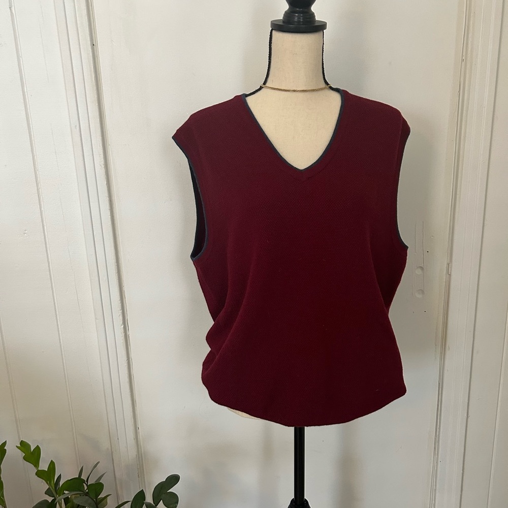 Brooks Brothers Italian Merino Wool Sweater Vest